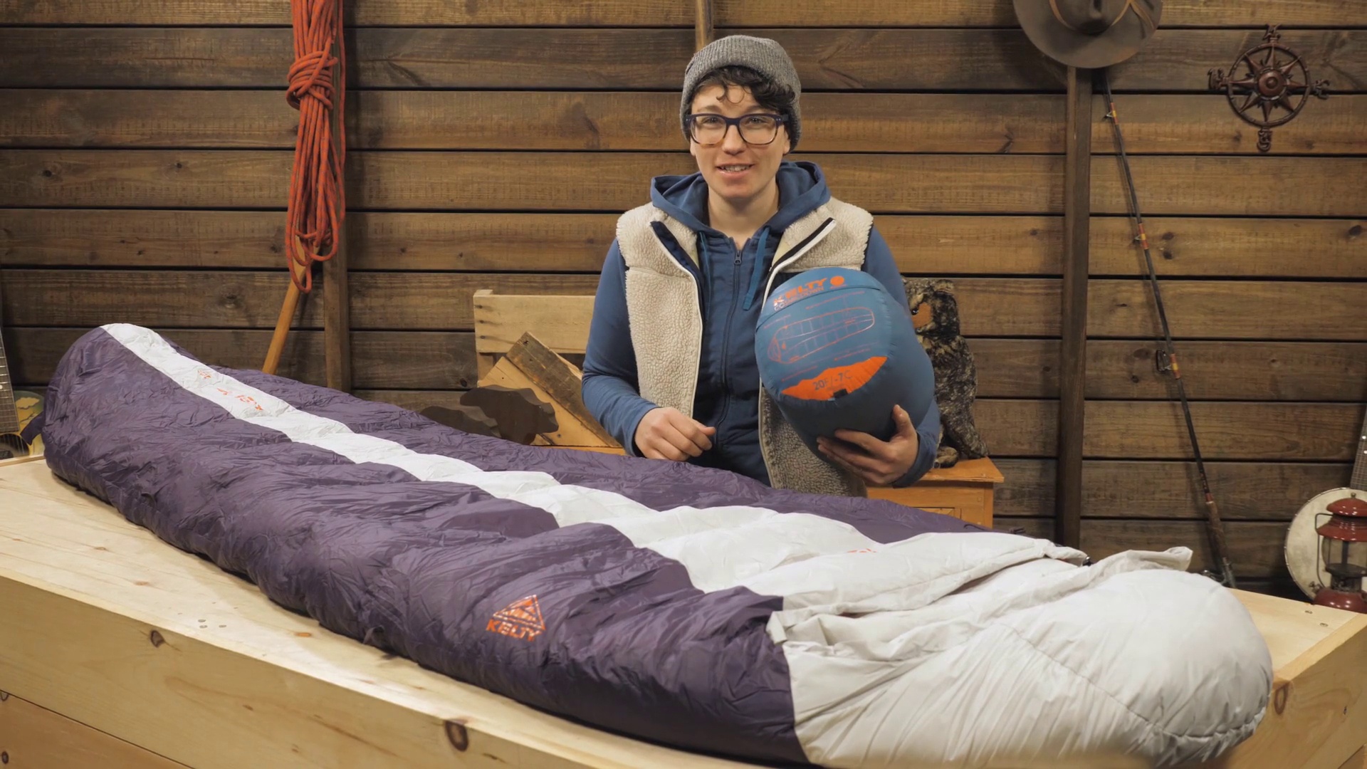 How to Store Kelty Cosmic Sleeping Bags Video