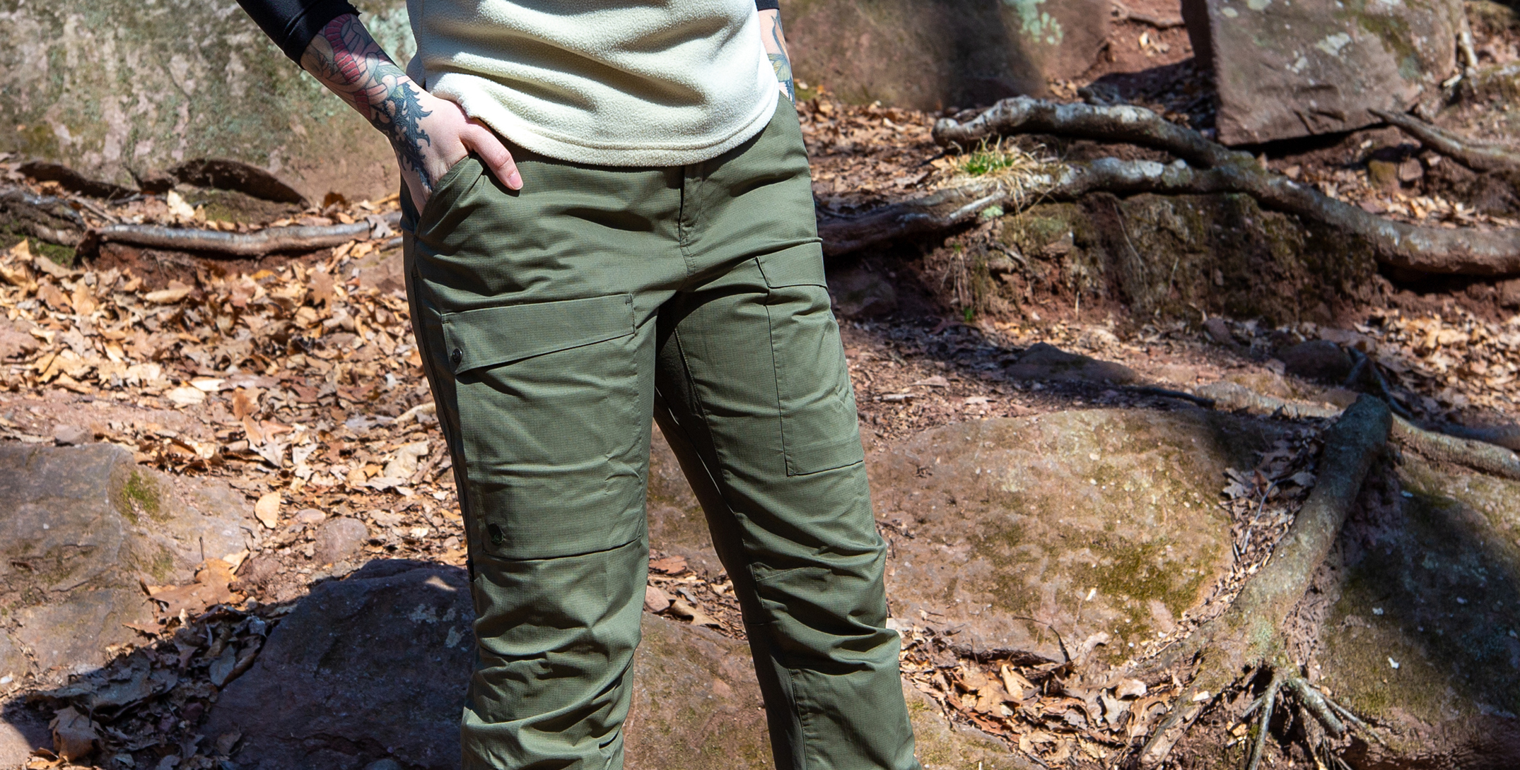 3 LAYER  WEAR PANTS（ASHGREEN） Fjallraven Abisko Hybrid Trail Trousers – Enwild TrailSense