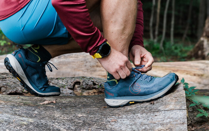 person outdoors wearing Topo Terraventure 5