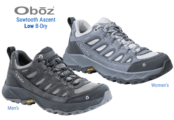 Oboz Sawtooth Ascent Low and Mid Styles